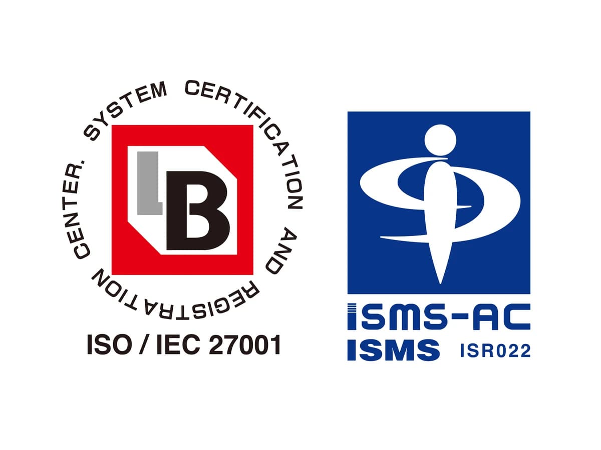 ISMS(ISO/IEC 27001)認証を取得しました