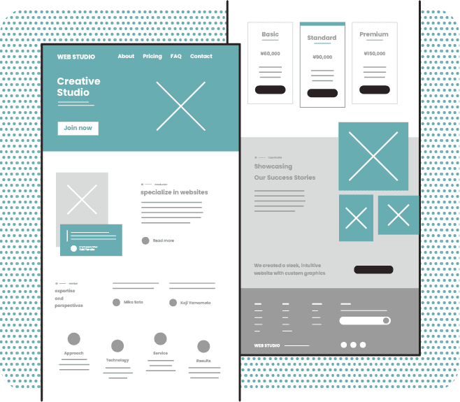 イメージができるもの(ワイヤー)をお見積もり段階で提案します