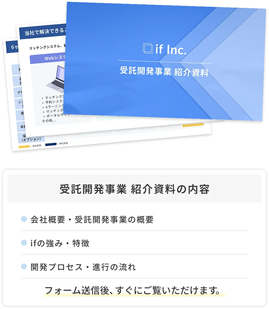 受託開発事業 紹介資料